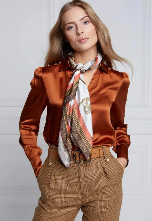 Online Regal Horse Silk Scarf - Sienna Women Scarves | Scarves