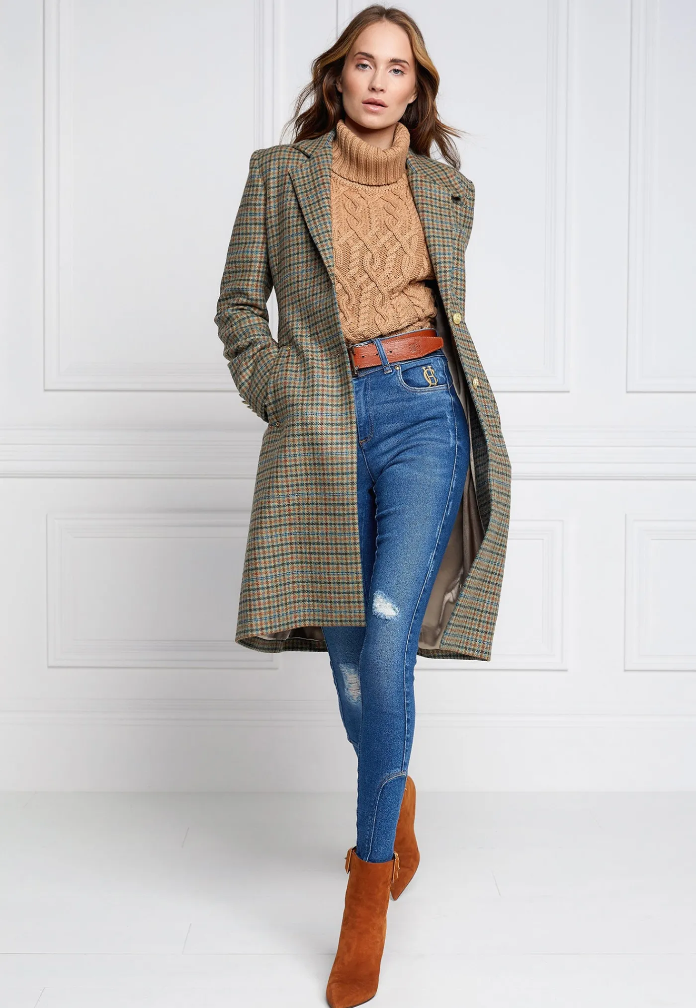 regency_coat__bredon_twee_1.webp Hot Regency Coat - Bredon Tweed Women Coats