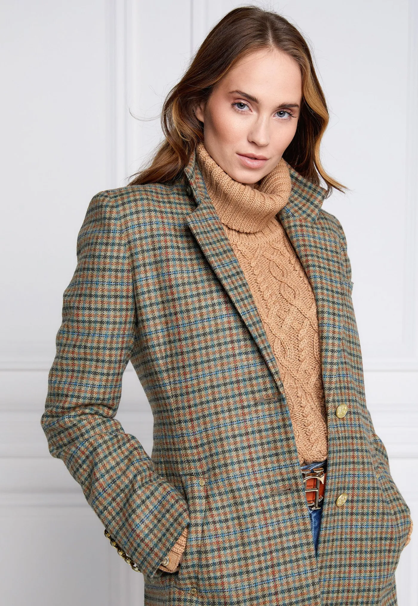 regency_coat__bredon_twee_4.webp Hot Regency Coat - Bredon Tweed Women Coats