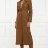 Sale Regency Coat Full Length - Dark Camel Women Coats
