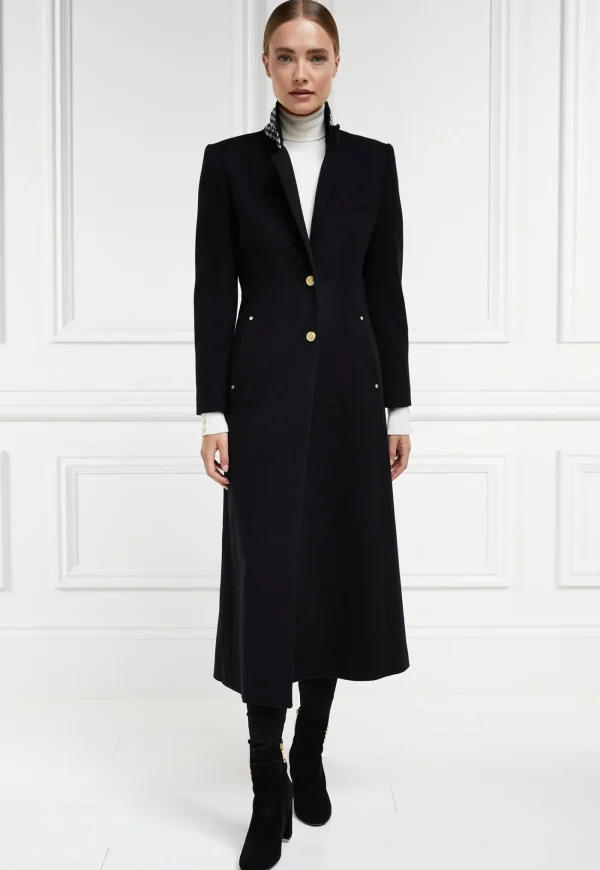 Discount Regency Coat Full Length - Soft Black Women Coats