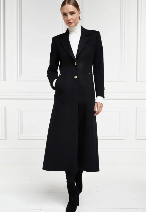Discount Regency Coat Full Length - Soft Black Women Coats