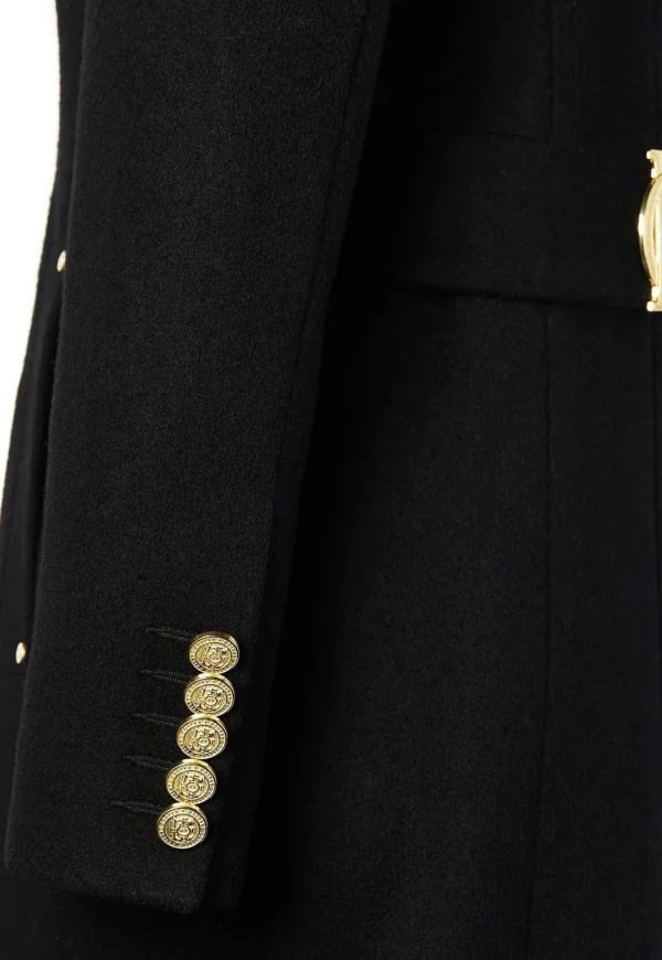 Discount Regency Coat Full Length - Soft Black Women Coats
