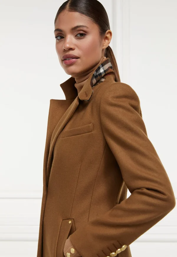 Sale Regency Coat Full Length - Dark Camel Women Coats