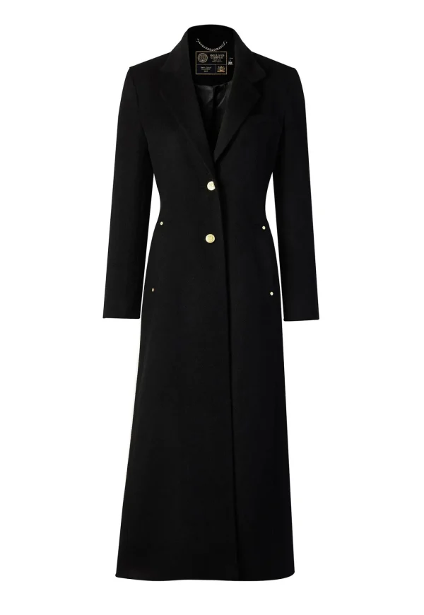 Discount Regency Coat Full Length - Soft Black Women Coats