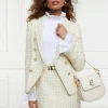 Outlet Regency Skirt - Ivory Sparkle Tweed Women Skirts
