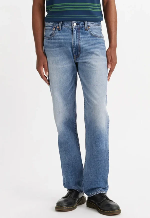 New 555 Relaxed Straight Jeans - Indigo Champion Denim