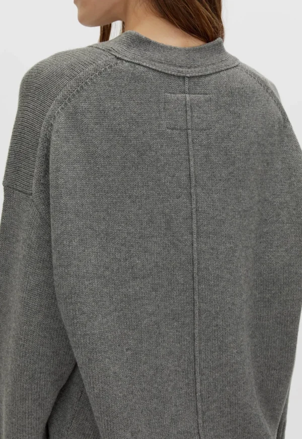 Sale Romeo 2.0 Cardigan - Grey Melange Women Knitwear