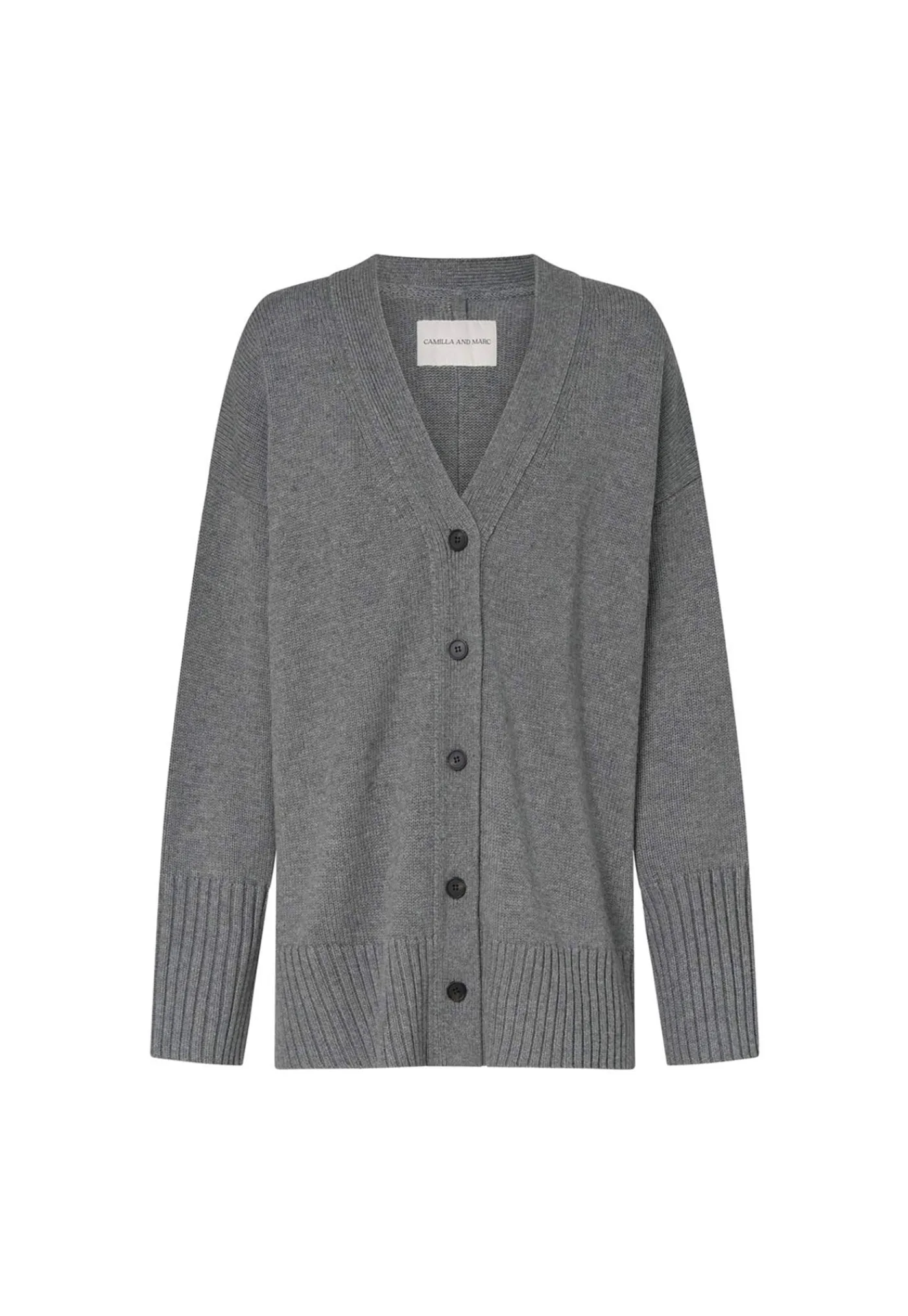 romeo__cardigan__grey_mel_5.webp Sale Romeo 2.0 Cardigan - Grey Melange Women Knitwear