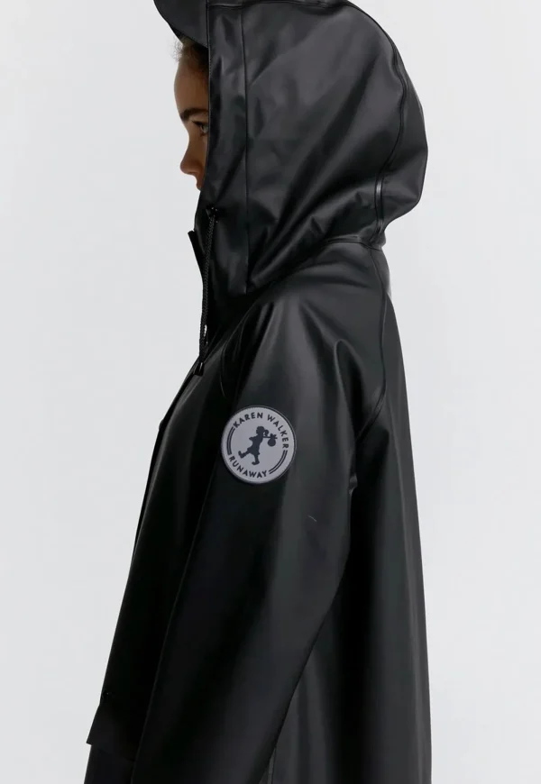 Discount Runaway Long Raincoat - Black Women Blazers & Jackets