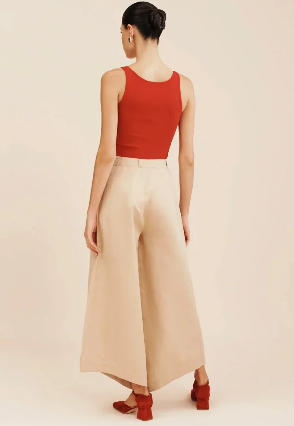 Outlet Ruth Trouser - Latte Women Pants