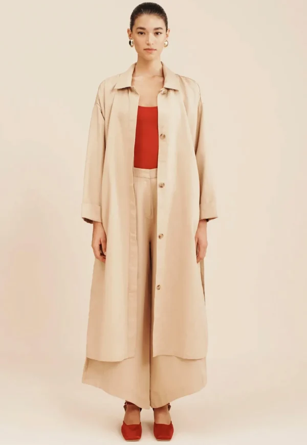 Outlet Ruth Trouser - Latte Women Pants