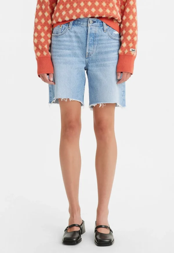Best 501 90's Shorts - Light Blue Special Women Shorts | Denim
