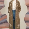 Hot Sammy Embroidered Coat - Olive Women Coats
