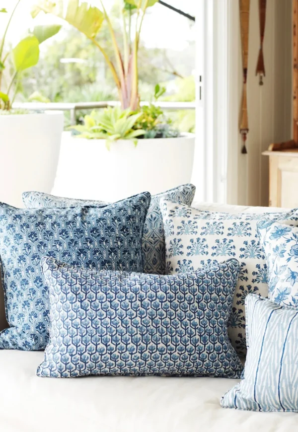 Hot Samode Riviera Linen Cushion 50x50cm Cushions & Throws