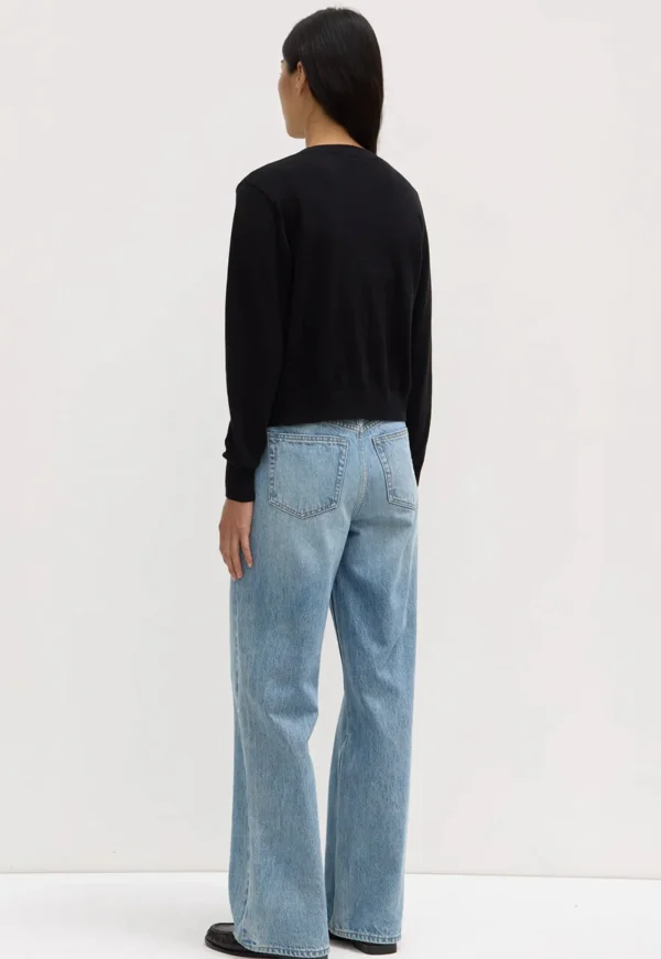 Hot Semra Cotton Cashmere Cardigan - Black Women Knitwear