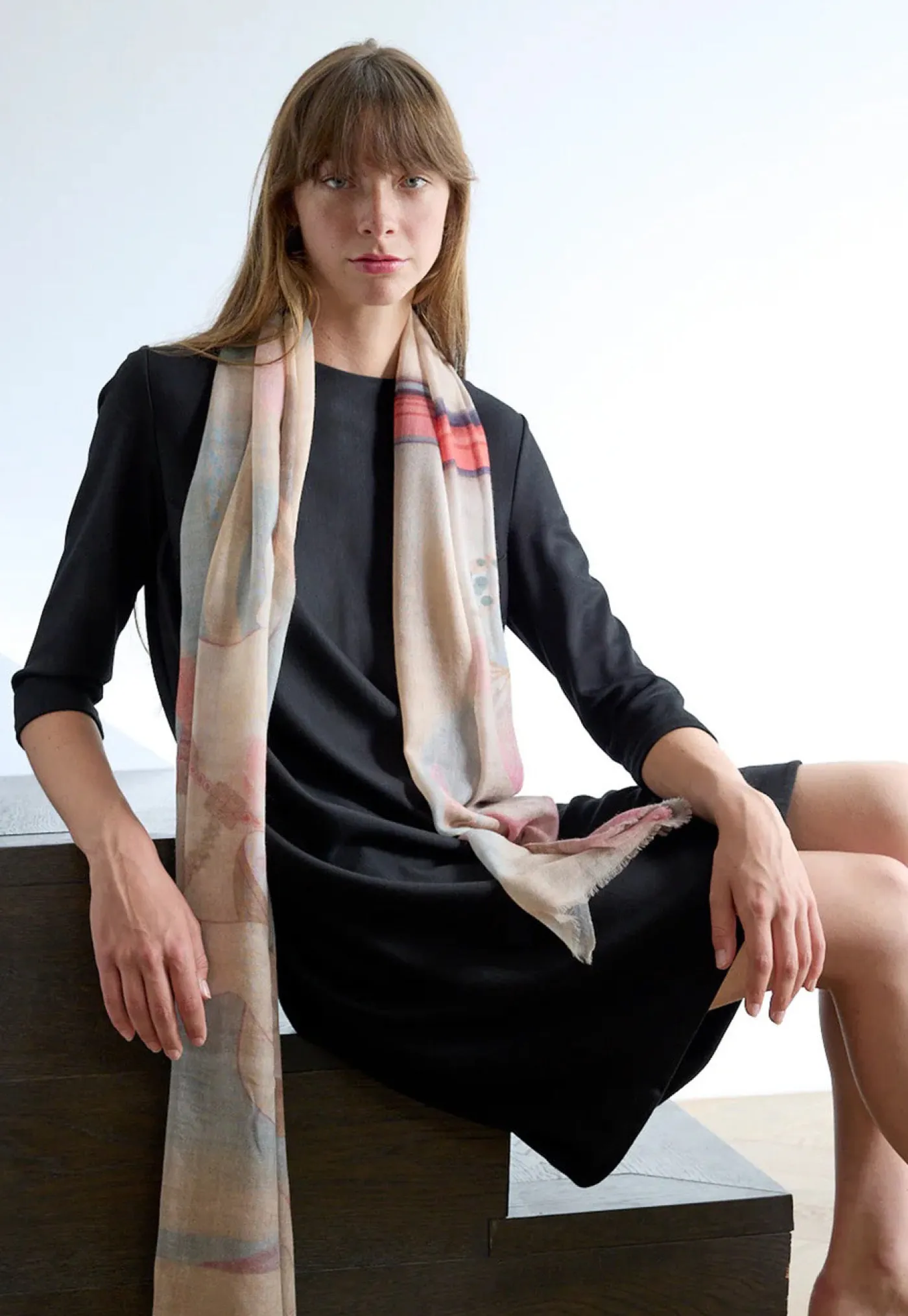 sensoji__skinny_wool_scar_3.webp Discount Senso-Ji - Skinny Wool Scarf Women Scarves | Scarves