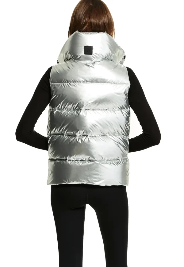 Online Simone Vest - Silver Women Blazers & Jackets