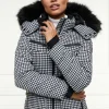 Discount Ski Jacket - Houndstooth Women Blazers & Jackets