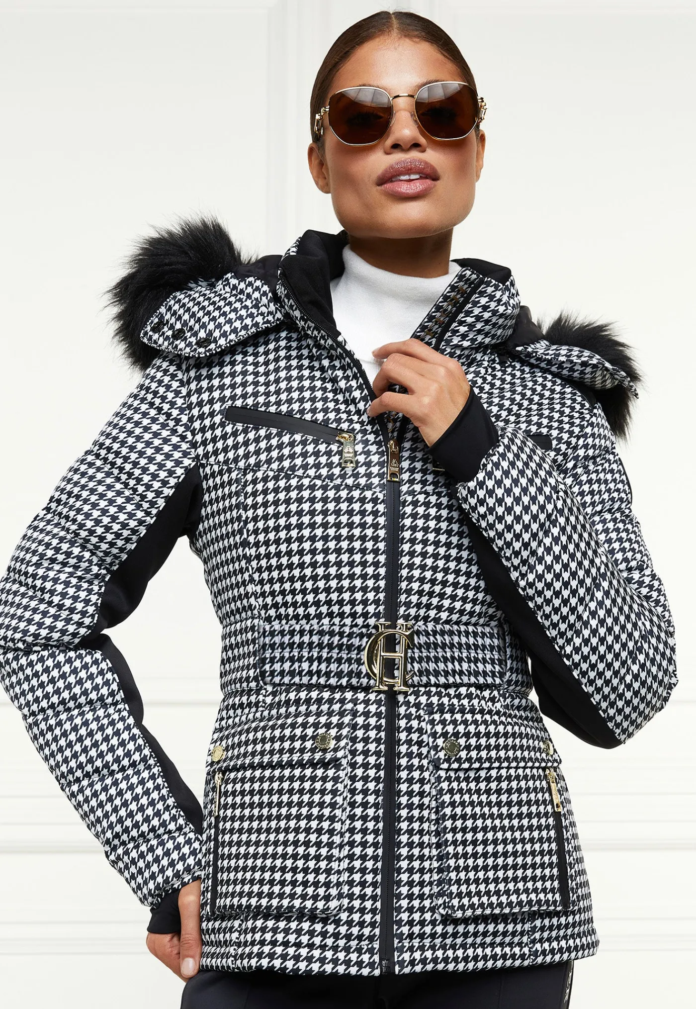 ski_jacket__houndstooth_3.webp Discount Ski Jacket - Houndstooth Women Blazers & Jackets
