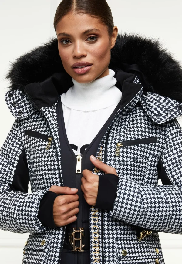 Discount Ski Jacket - Houndstooth Women Blazers & Jackets