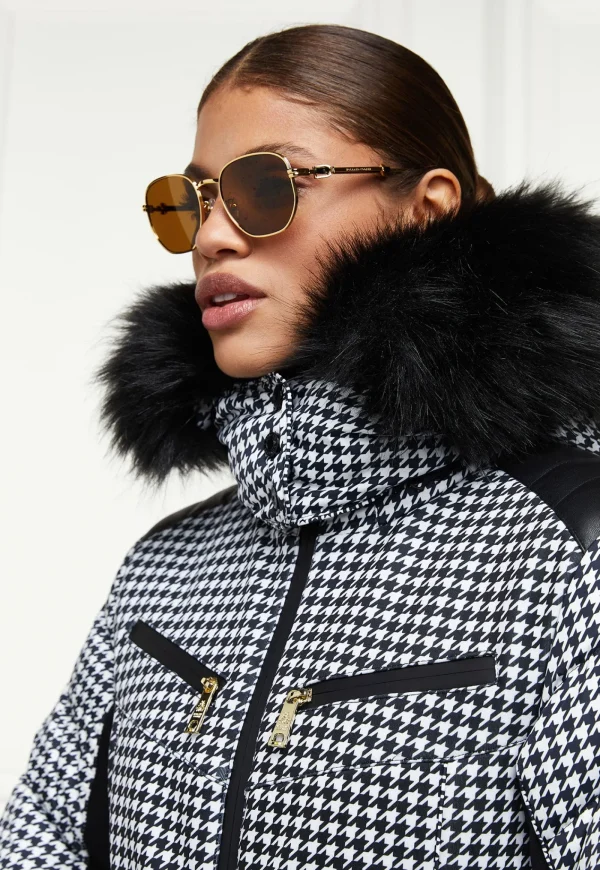 Discount Ski Jacket - Houndstooth Women Blazers & Jackets