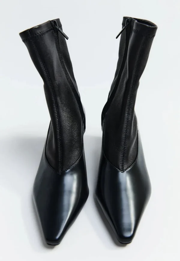 Clearance Sock Ankle Boot - Black Women Footwear | Boots