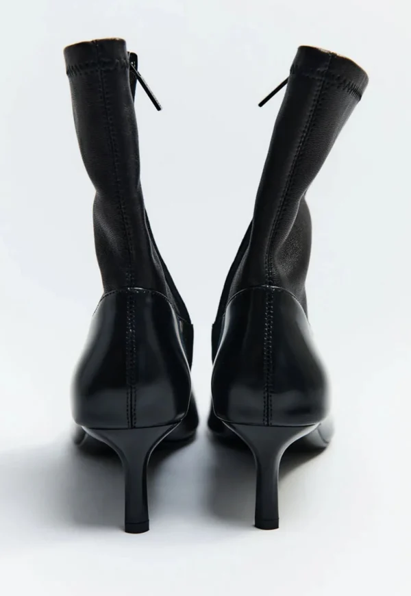 Clearance Sock Ankle Boot - Black Women Footwear | Boots