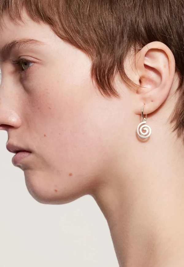 Fashion Spiral Signature Hoops Women Jewellery | Jewellery