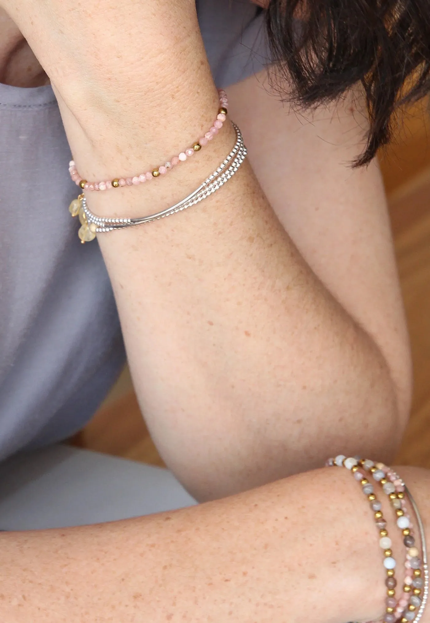 stardust_aurora_bracelet__2.webp Outlet Stardust Aurora Bracelet - Rhodhocrosite Women Jewellery | Jewellery