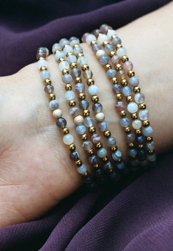 Discount Stardust Botswana Agate Bracelet - Centauri Women Jewellery | Jewellery