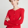 New Supernatural Cardigan - Red Women Knitwear