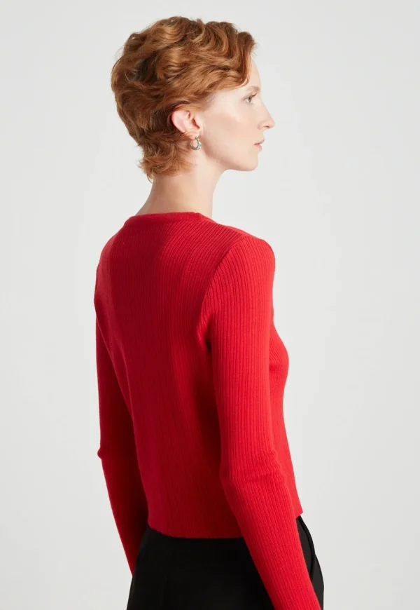 New Supernatural Cardigan - Red Women Knitwear