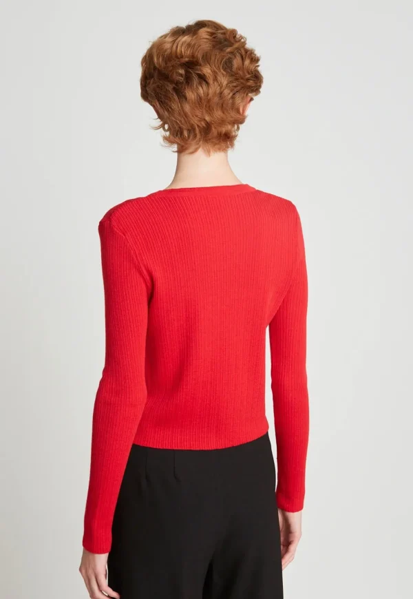 New Supernatural Cardigan - Red Women Knitwear