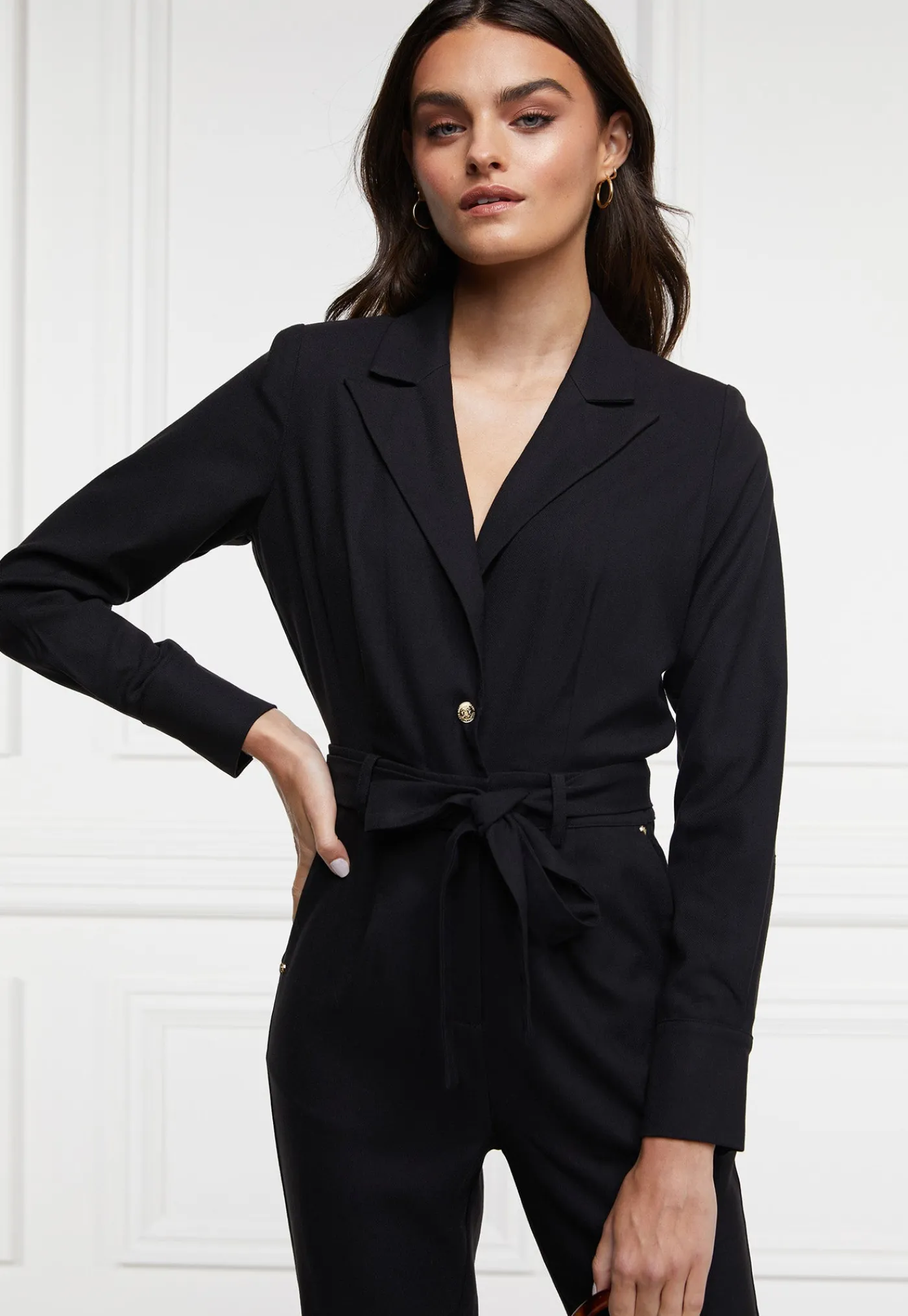 tailored_jumpsuit__black_2.webp Hot Tailored Jumpsuit - Black Women Pants