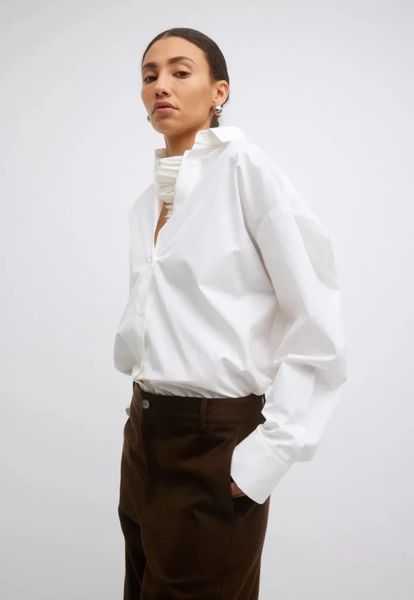 Outlet Tatum Shirt - Parchment Women Tops & Tees