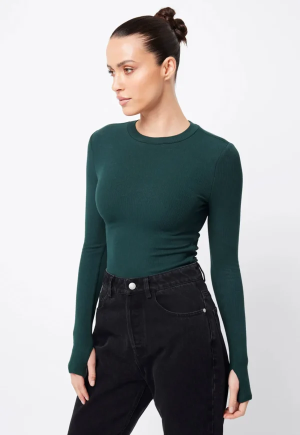Best The Brooklyn Top - Forest Green Women Tops & Tees