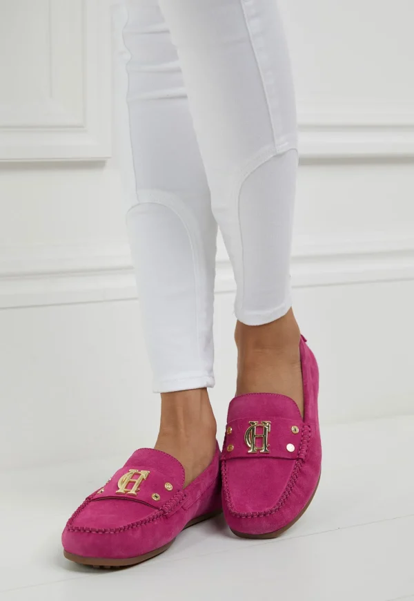 Best The Driving Loafer - Fushia Women Footwear | Flats