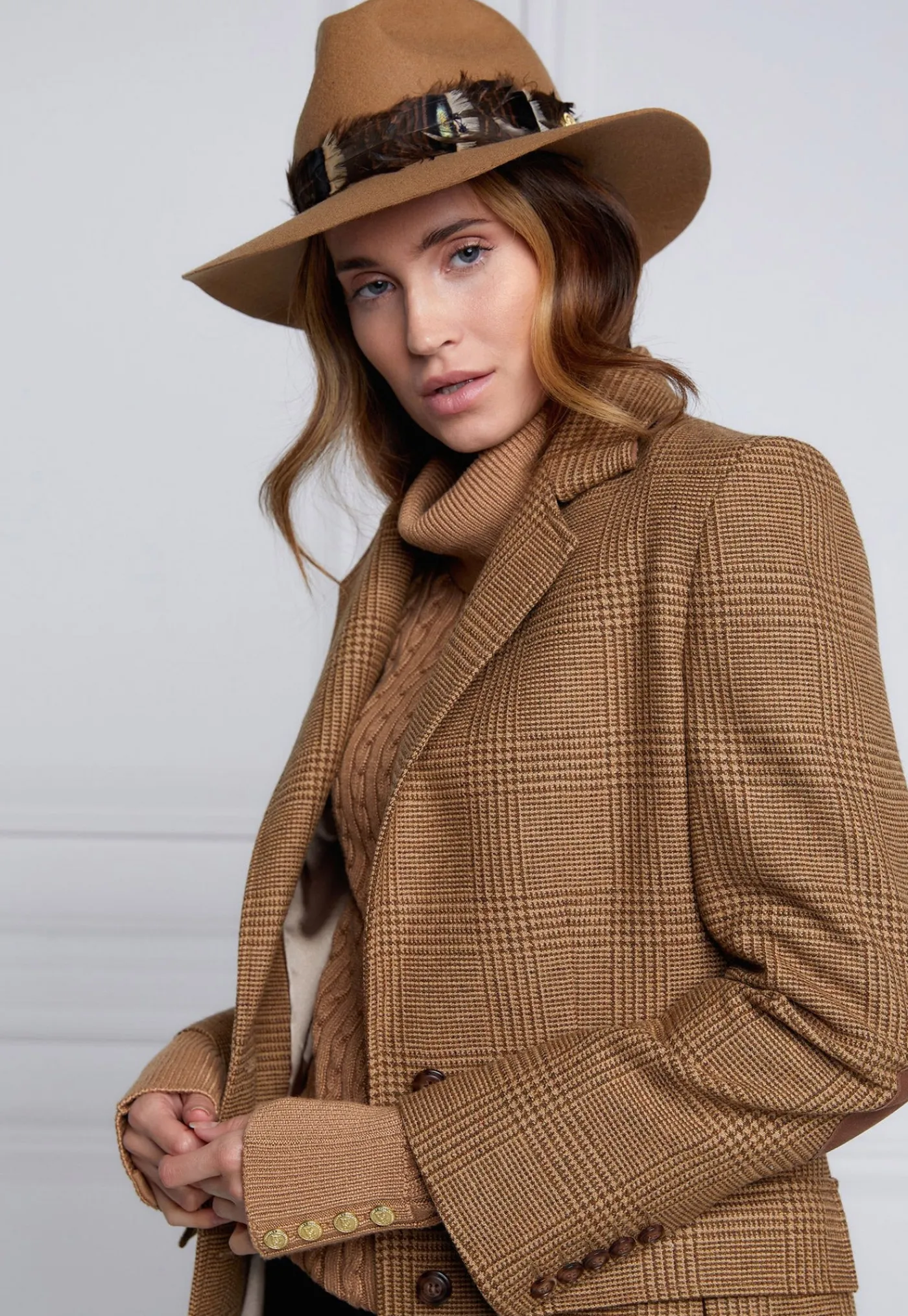 trilby_hat_iridescent_fea_0.webp Hot Trilby Hat Iridescent Feather Band - Camel Women Hats | Hats
