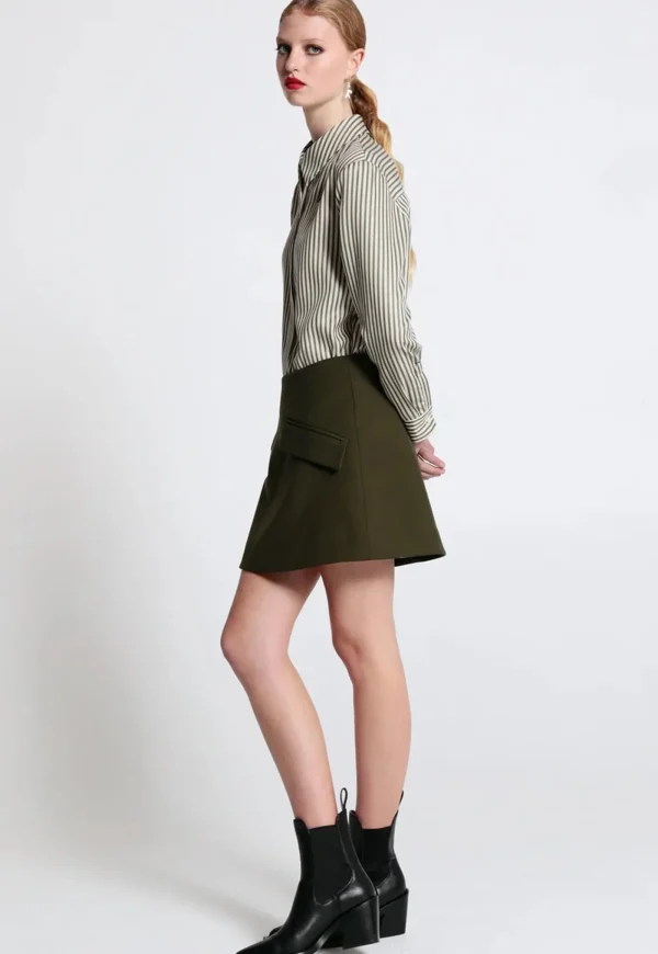 Clearance True Skirt - Olive Women Skirts