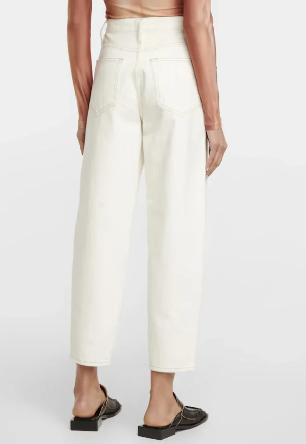 Clearance Ultra High Rise Barrel - Ecru Women Denim