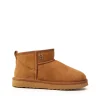 Clearance Ultra Mini Shearling Boot - Tan Women Footwear | Slippers