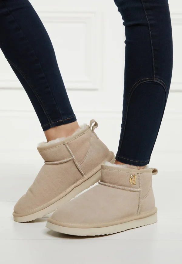 Online Ultra Mini Shearling Boot - Oyster Women Footwear | Slippers