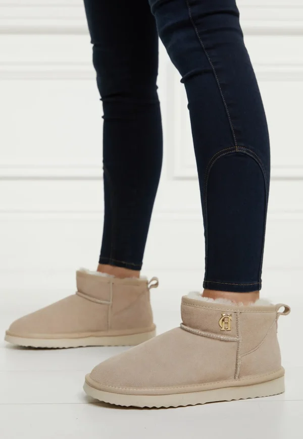 Online Ultra Mini Shearling Boot - Oyster Women Footwear | Slippers