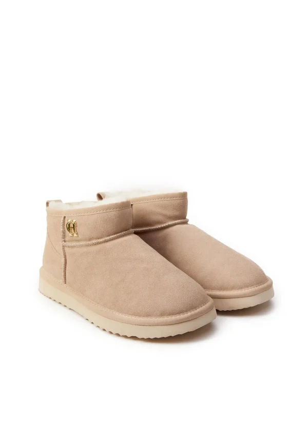 Online Ultra Mini Shearling Boot - Oyster Women Footwear | Slippers