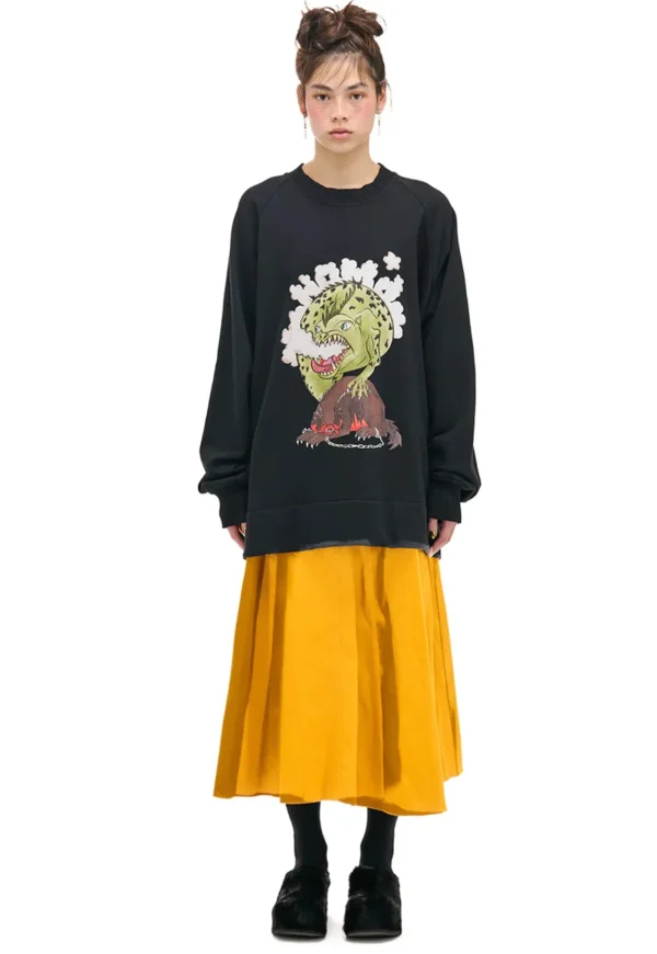 Clearance Uni Sweatshirt - Paradis Print Women Sweaters & Hoodies