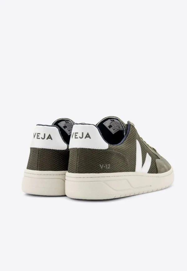 Outlet V-12 B-Mesh -Olive White Women Footwear | Sneakers