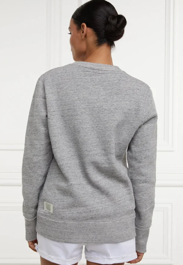 Hot Varsity Crew - Grey Marl Women Sweaters & Hoodies