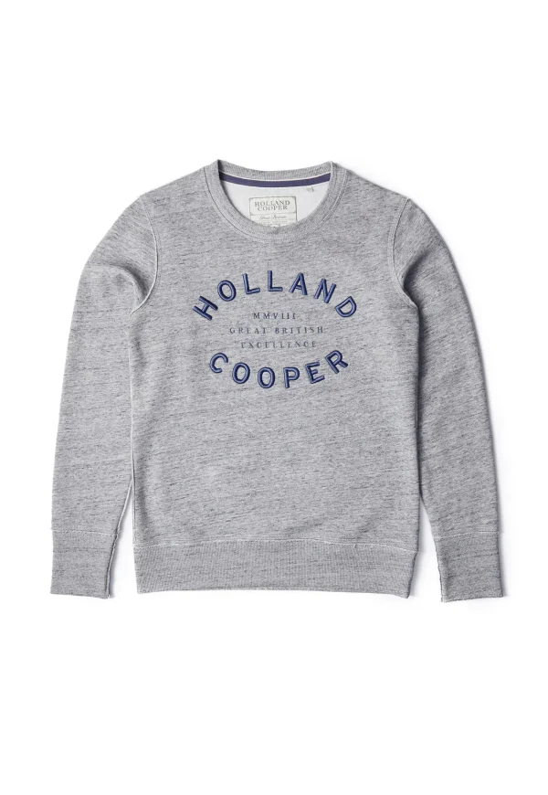 Hot Varsity Crew - Grey Marl Women Sweaters & Hoodies