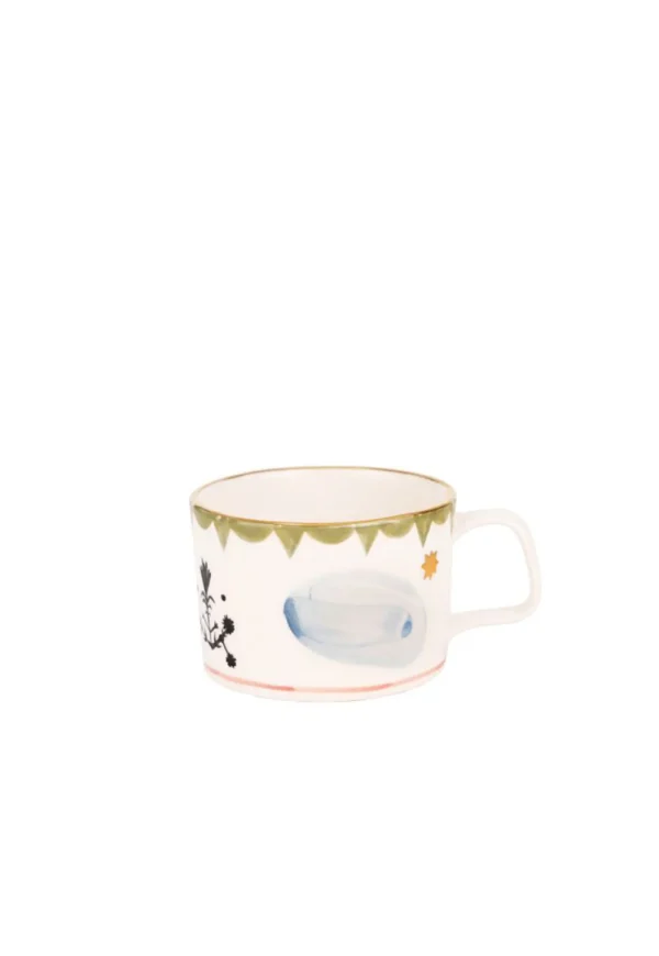 Fashion Vesna Tea Cup and Saucer - Multi Ceramics